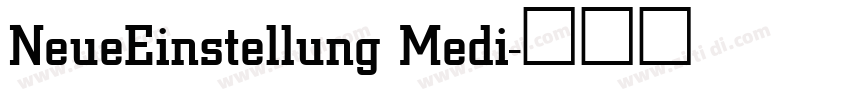 NeueEinstellung Medi字体转换